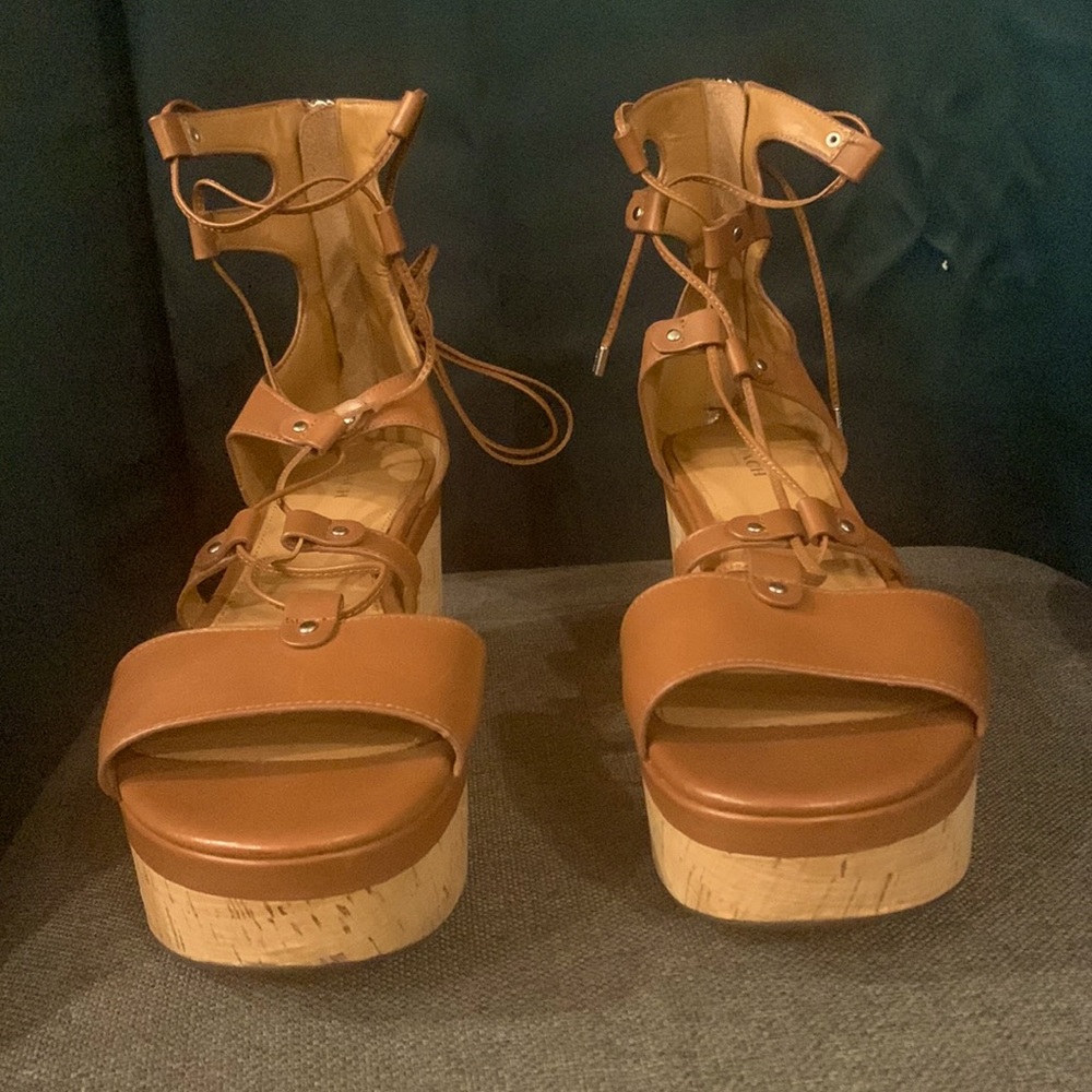 Coach Barley Lace Ip Wedge Sandal